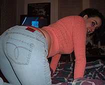 Kiss her jeans ass